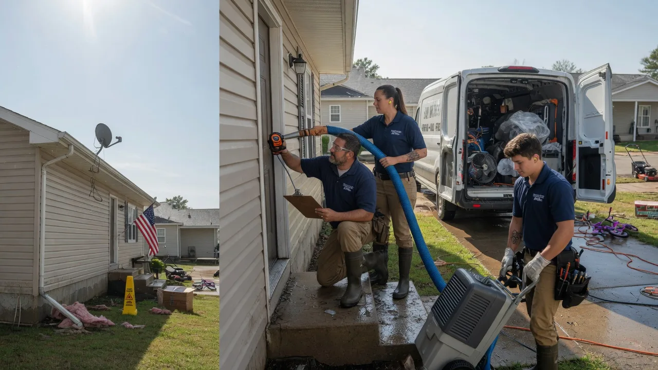 Ceiling Water Damage Restoration in Sidney, MI near me